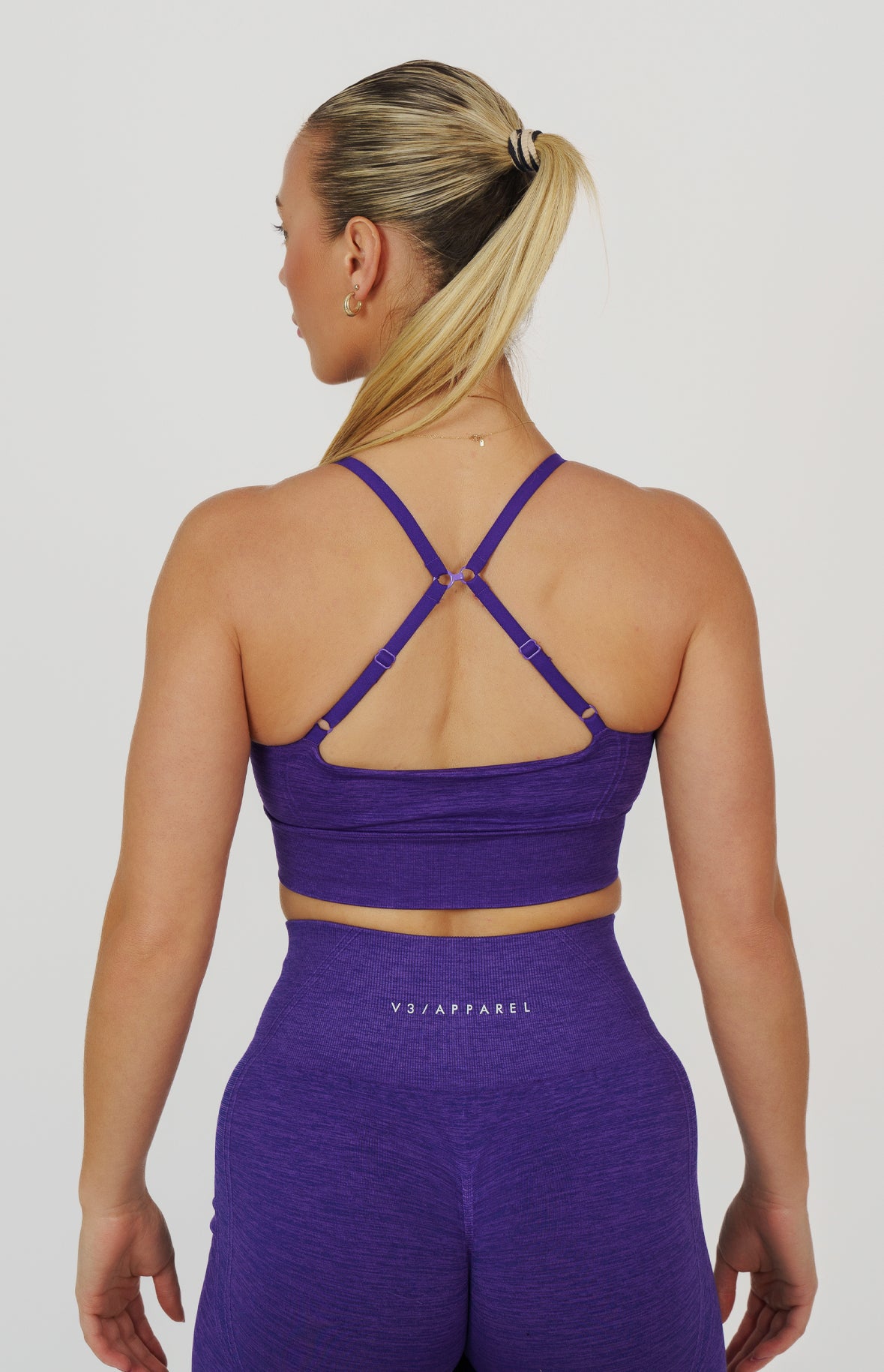 Tempo Seamless Multi-Way Sports Bra - Ultra Violet